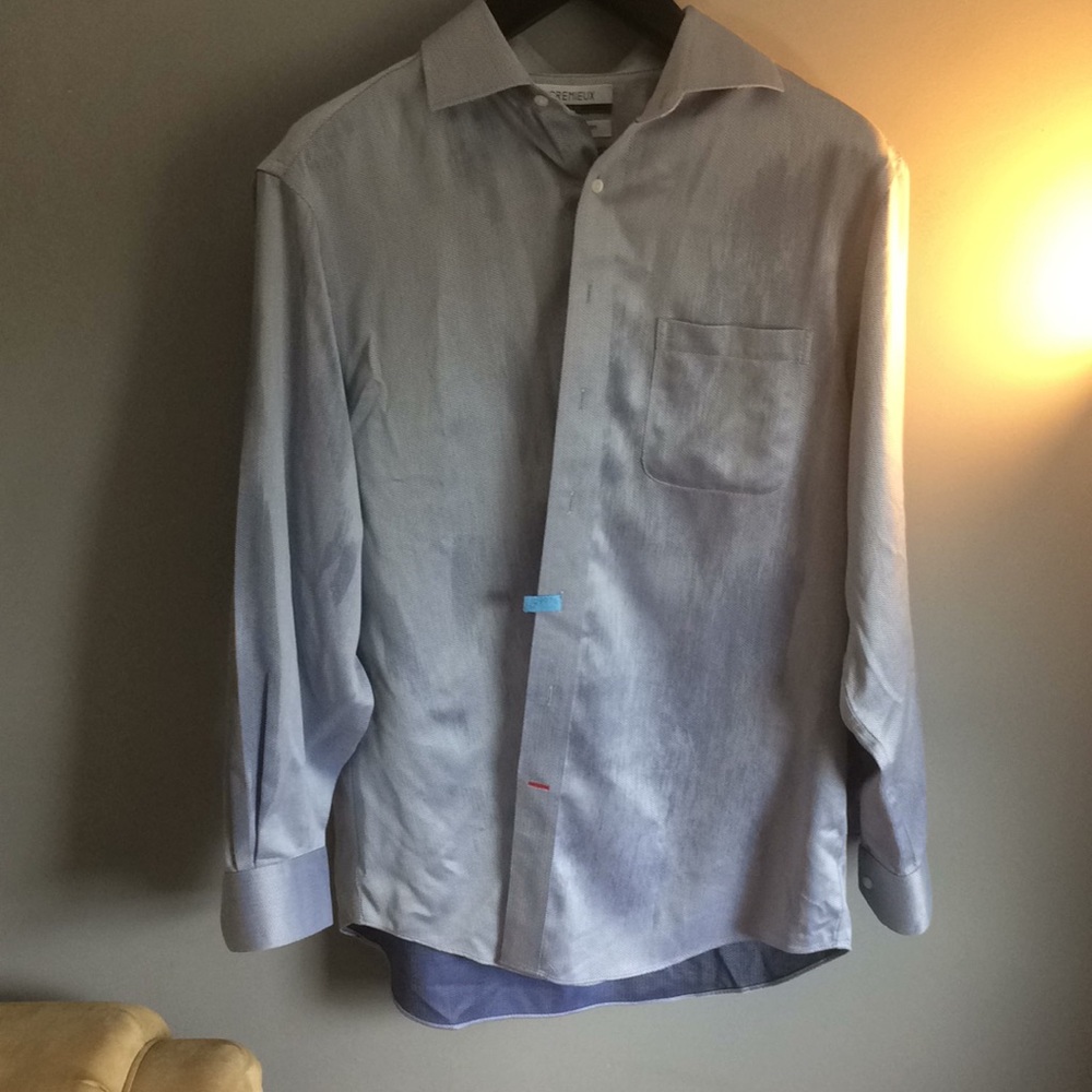 Dress shirt slim fit light blue